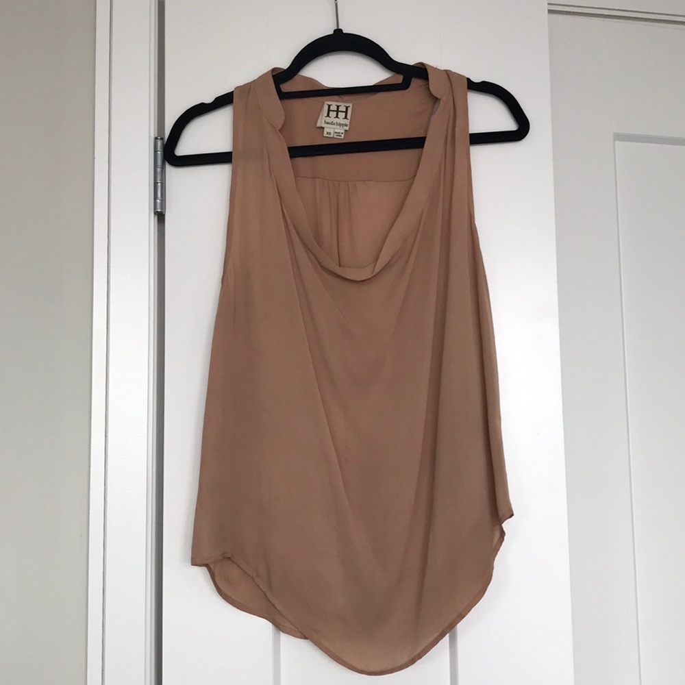 HauteHippie silk tank. Size xs